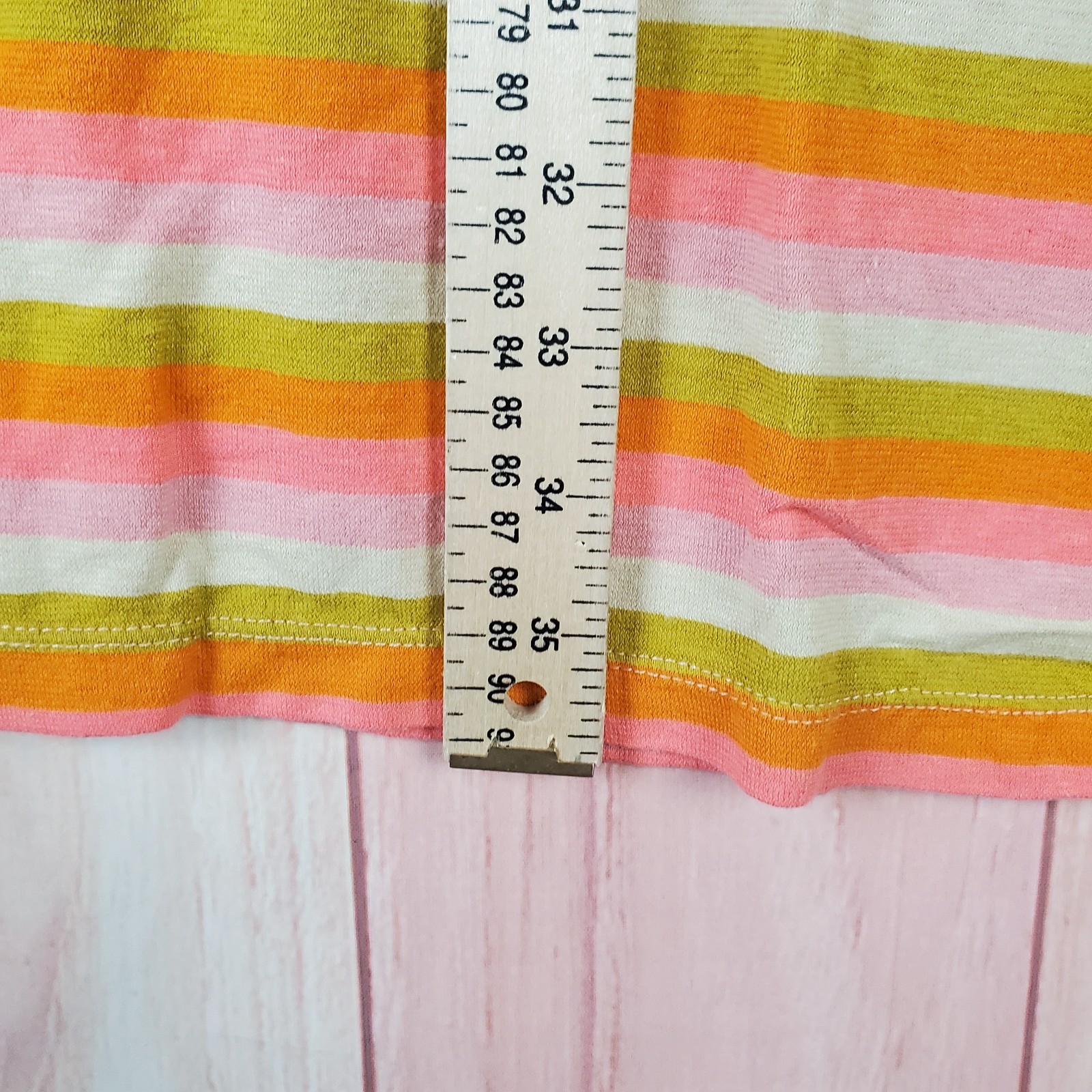 Toad & Co Grom Tank Dress Womens Medium Multicolor Hemp Striped Pockets V Neck