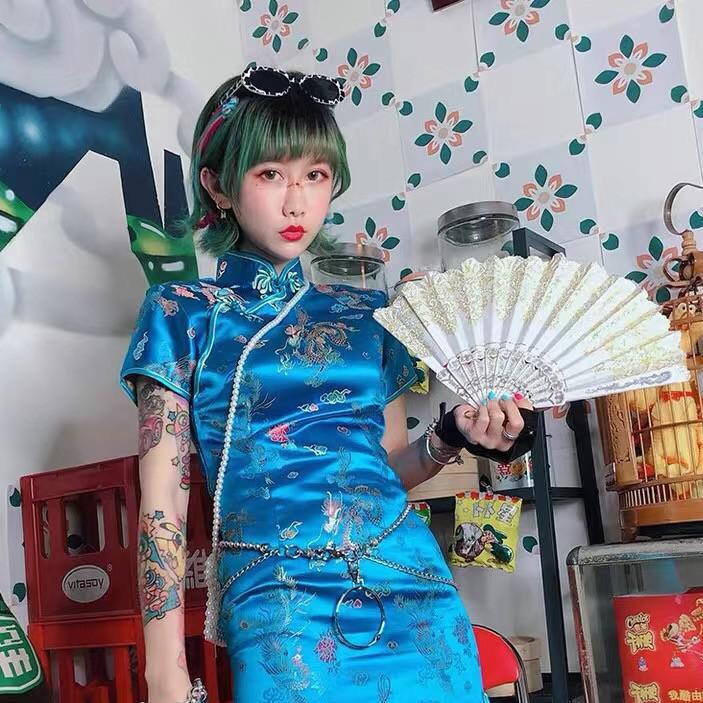 Chinese Retro Republic Style Qipao Sexy Women Cheongsam Vintage Classic Gift