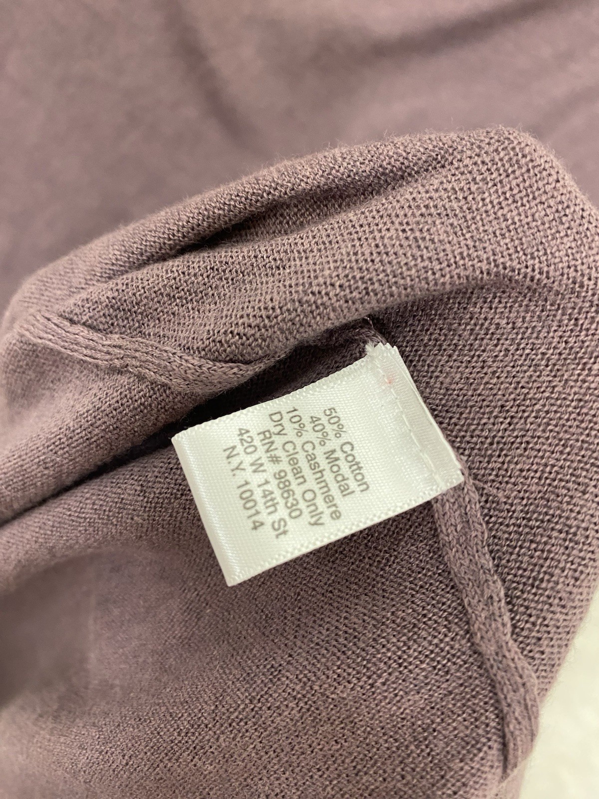 Lilla P Womens Draped Neck Cashmere Blend Mini Sweater Dress Size Large $198