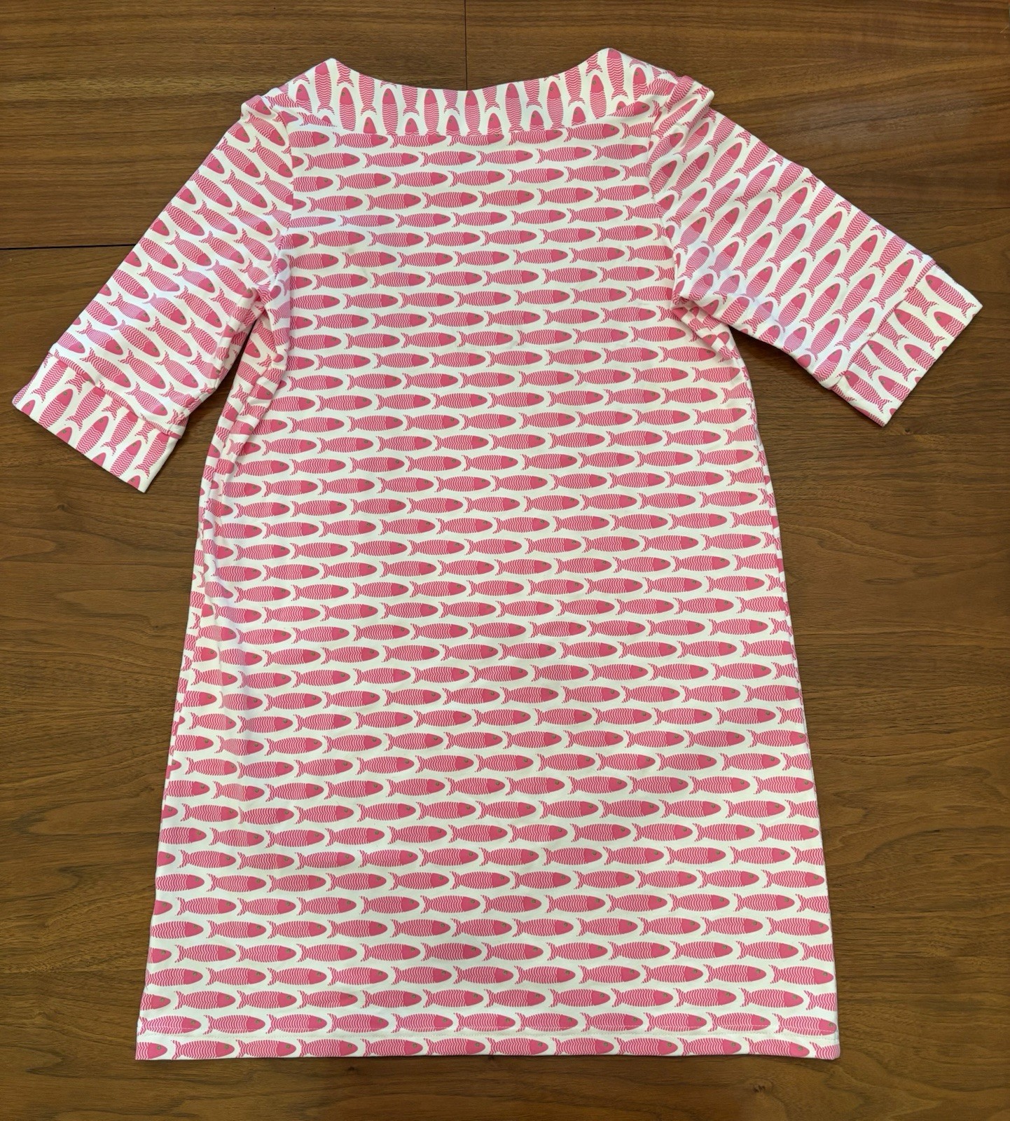 Sailor – Sailor Women’s Dress – Pink Fish Pattern Size Medium