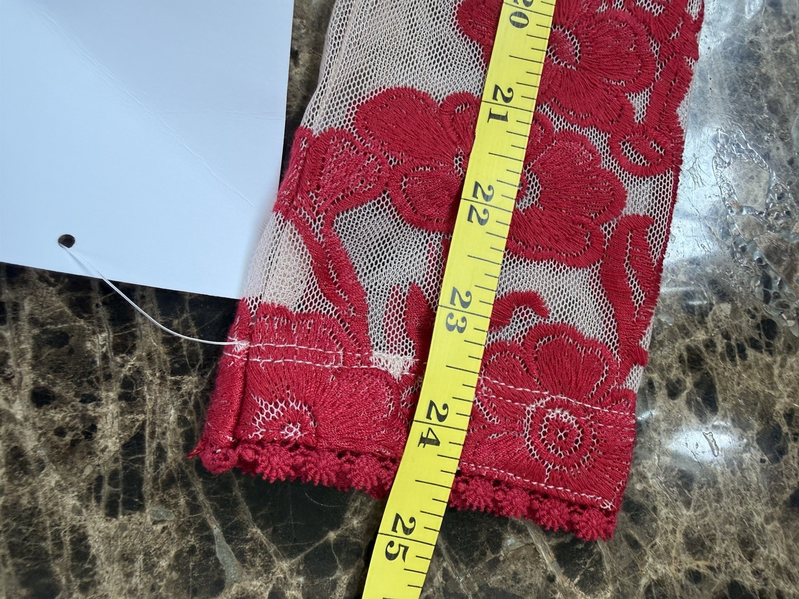 For Love & Lemons Red Berry Embroidered Mesh Maxi Dress NWT S Floral Lace