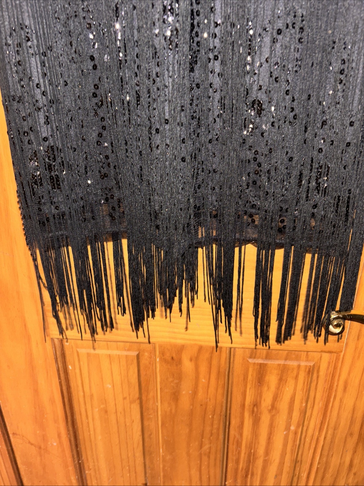 Flapper Dress Black Size 6 PrettyGuide ’20s Sequin Beaded Cocktail