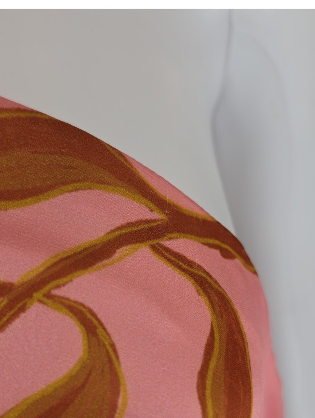 NWT $448 ROCOCO SAND One Shoulder Ruched Maxi Dress Peach Small Revolve