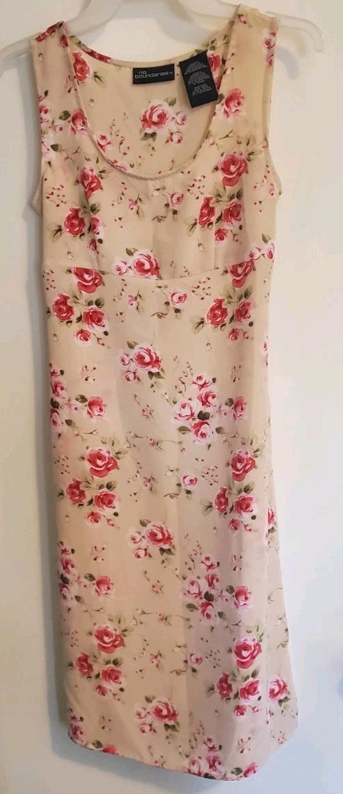 Vintage 90s SZ. 3/5 No Boundaries Floral Midi Dress & Blazer Grunge