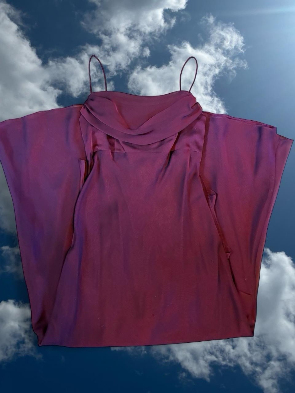 Betsy & Adam By Linda Bernell Maroon Maxi