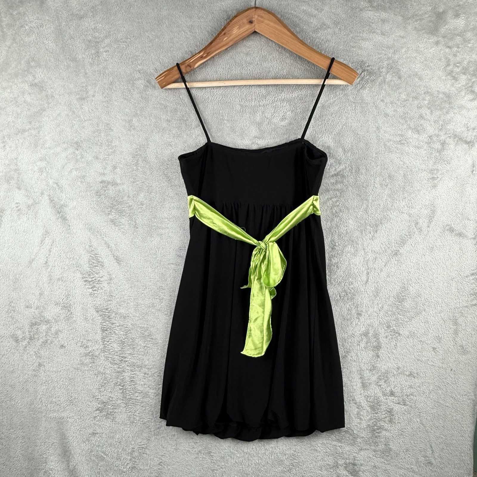 Taboo Y2K Mini Dress Junior Large Bubble Skirt Spaghetti Straps Evening Party