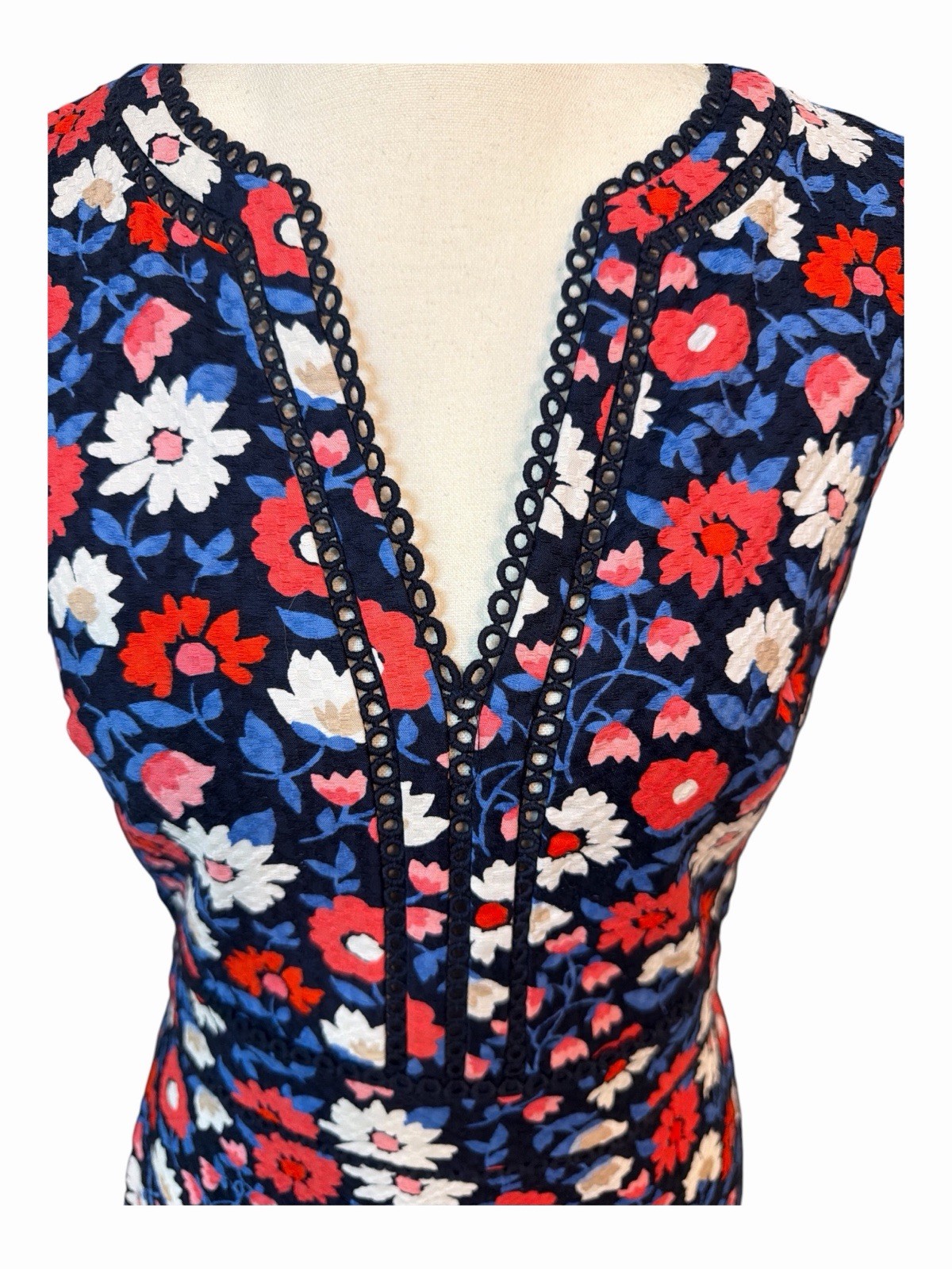 Romantic Floral Sheath Mini Dress Preppy Office Wedding Guest Kate Spade Sz 4