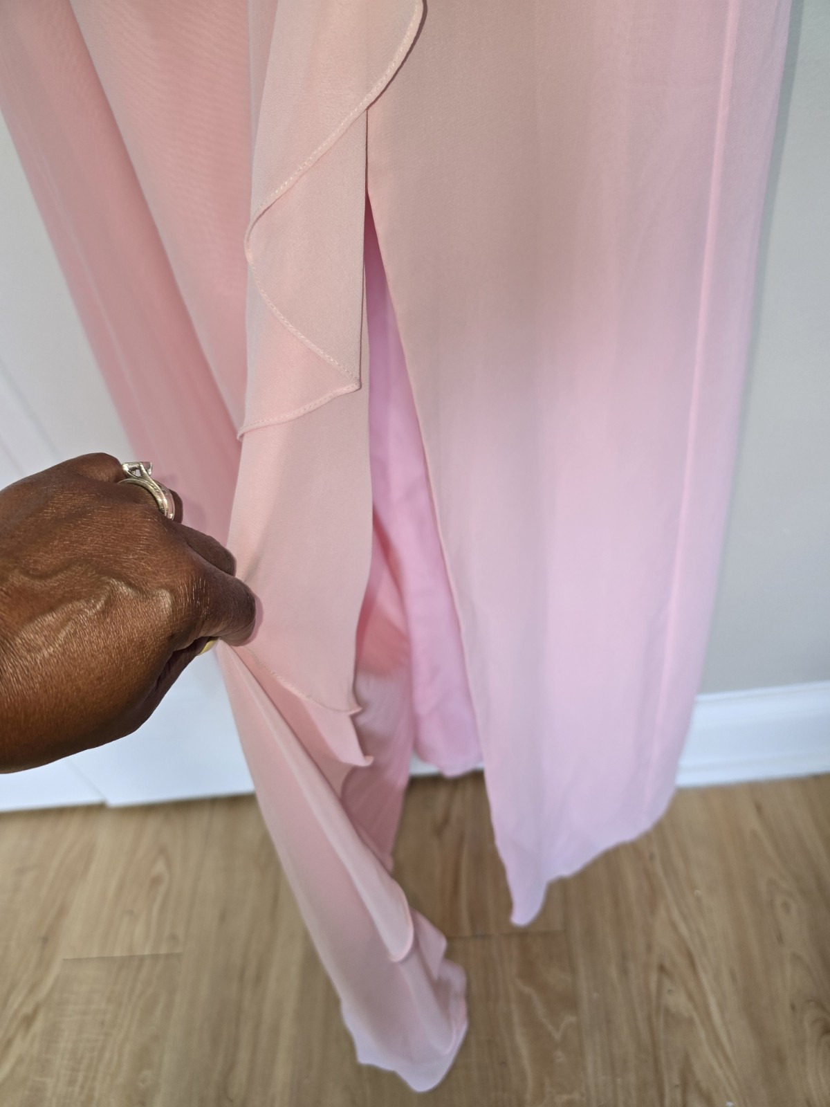 B2 Jasmine Strapless Evening Gown Formal Elegant Bridesmaid NWT Pink Size 16