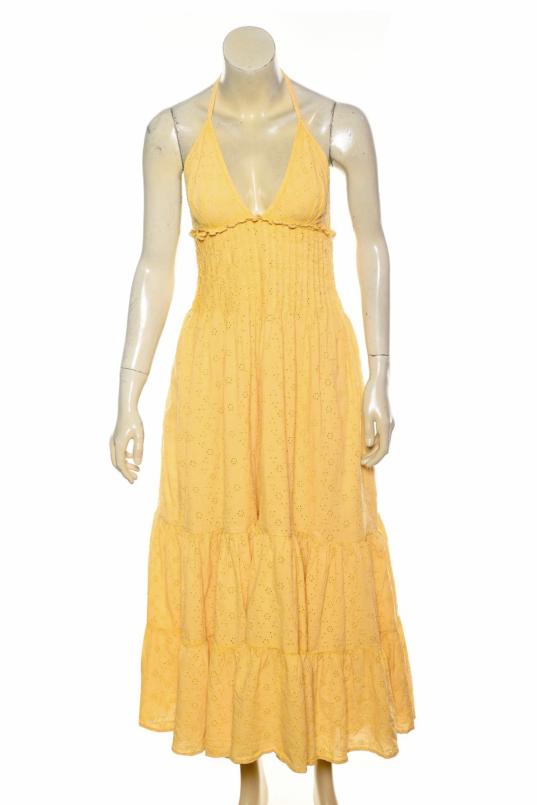 Free People Pintuck Paradise Maxi Dress XS 2 Women’s Backless Cotton NEW 46296