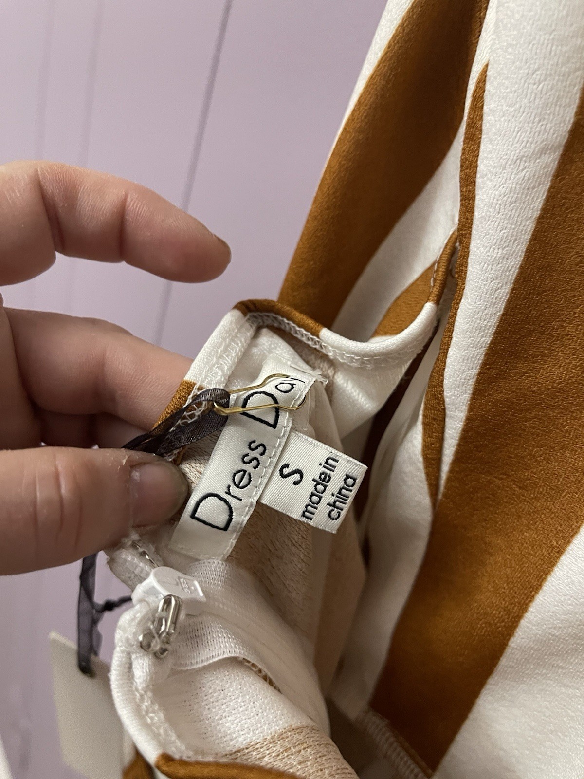 Backless Pantsuit with Sling Neck. Size Small.