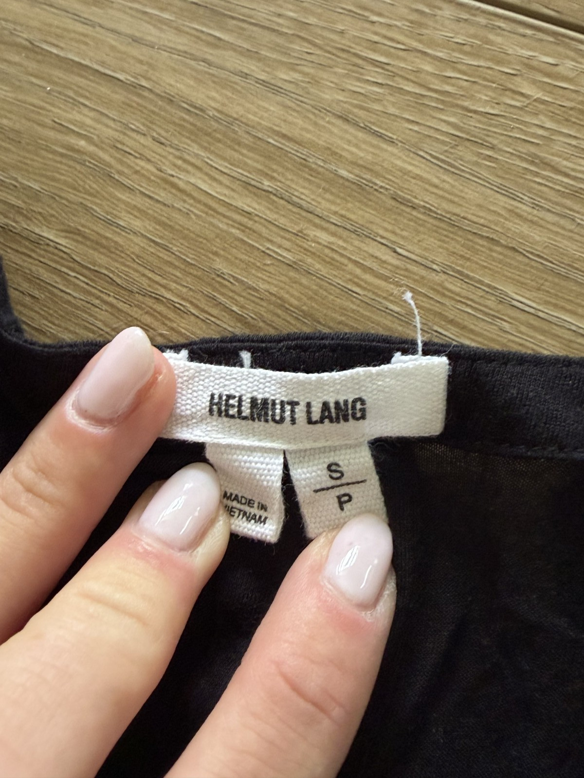 Helmut Lang Black Micro Modal Draped Bodycon Dress Size S Sleeveless