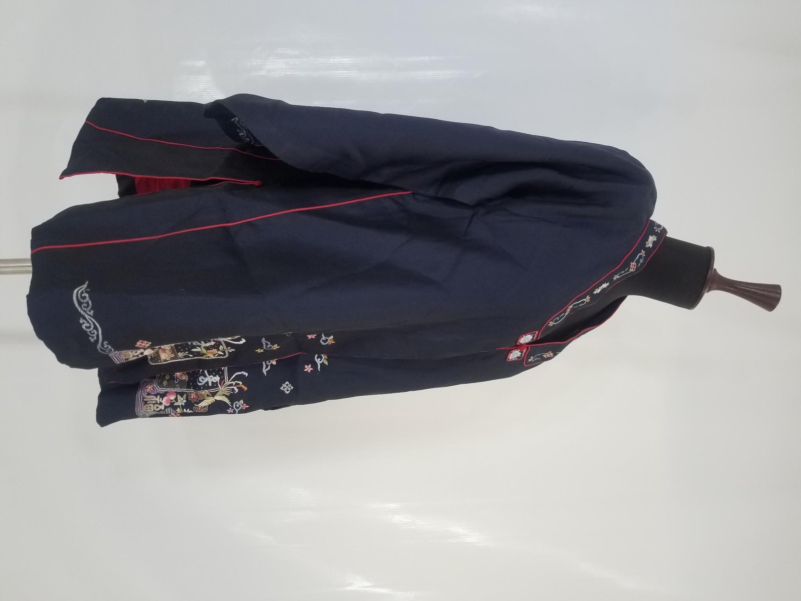 Vintage Traditional Korean Silk Brocade Embroidered Hanbok Jacket