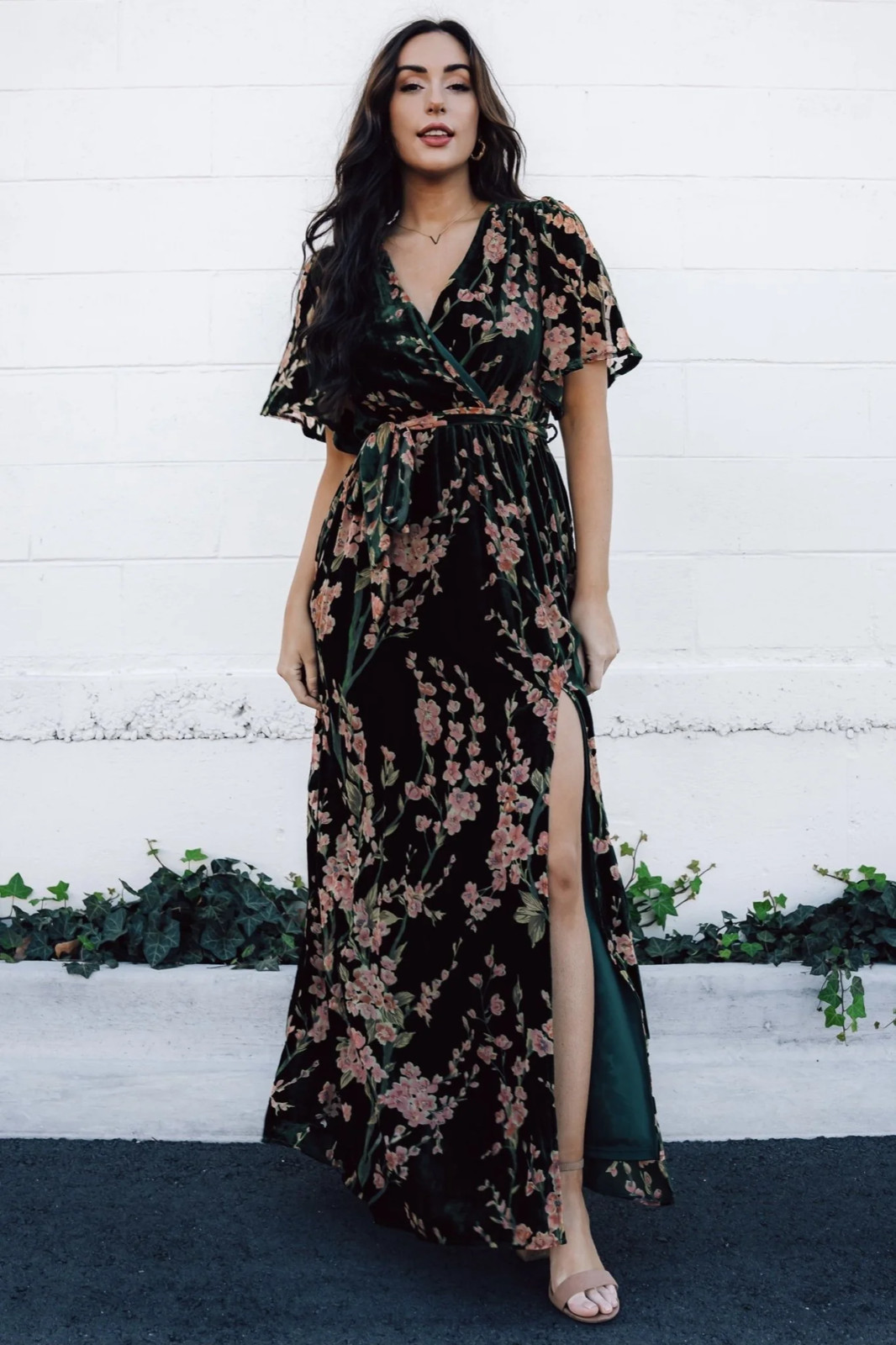 Baltic Born Velvet Maxi Dress Size L