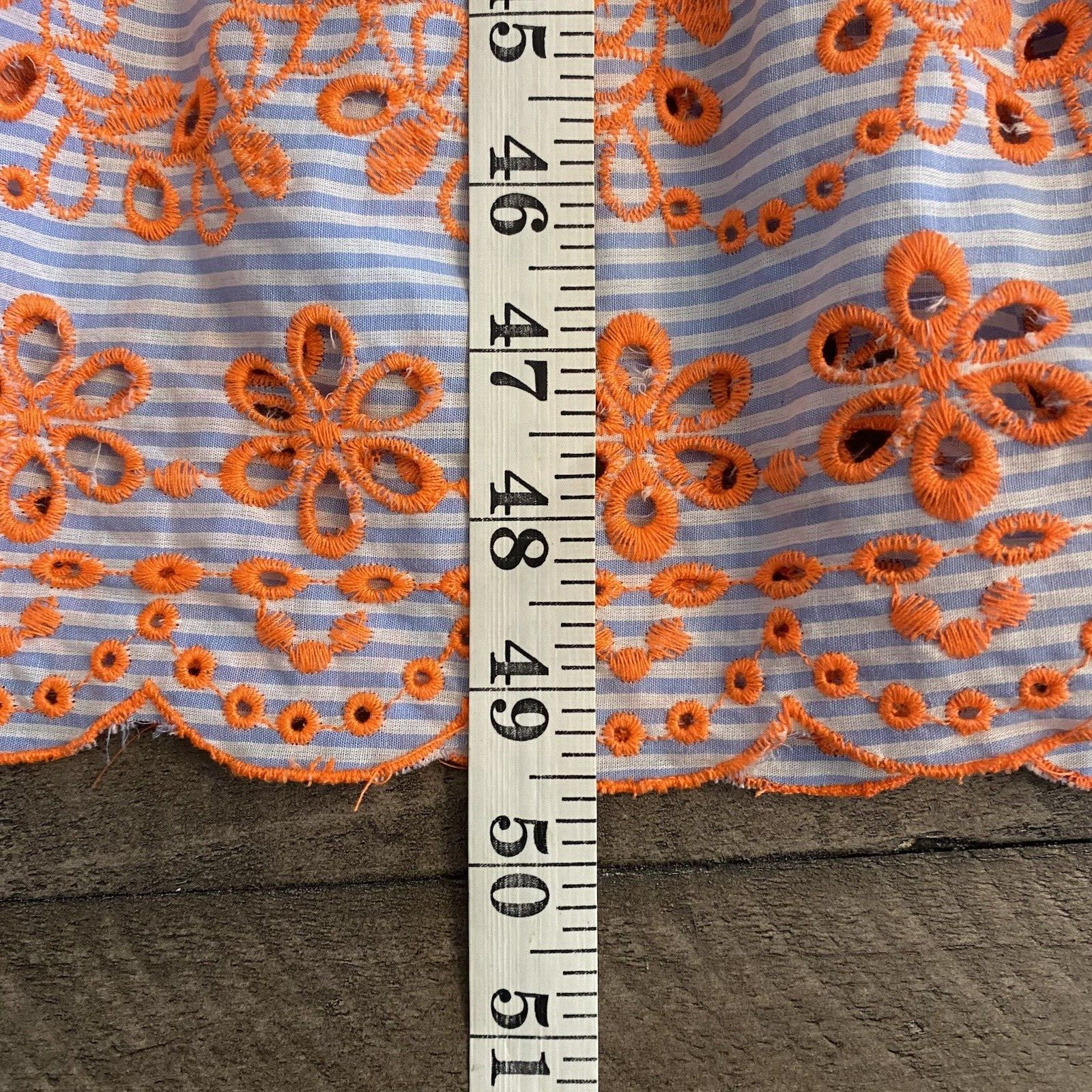 NWT Revolve Tularosa Jaslyn Embroidered Dress Blue and Orange Sz XS