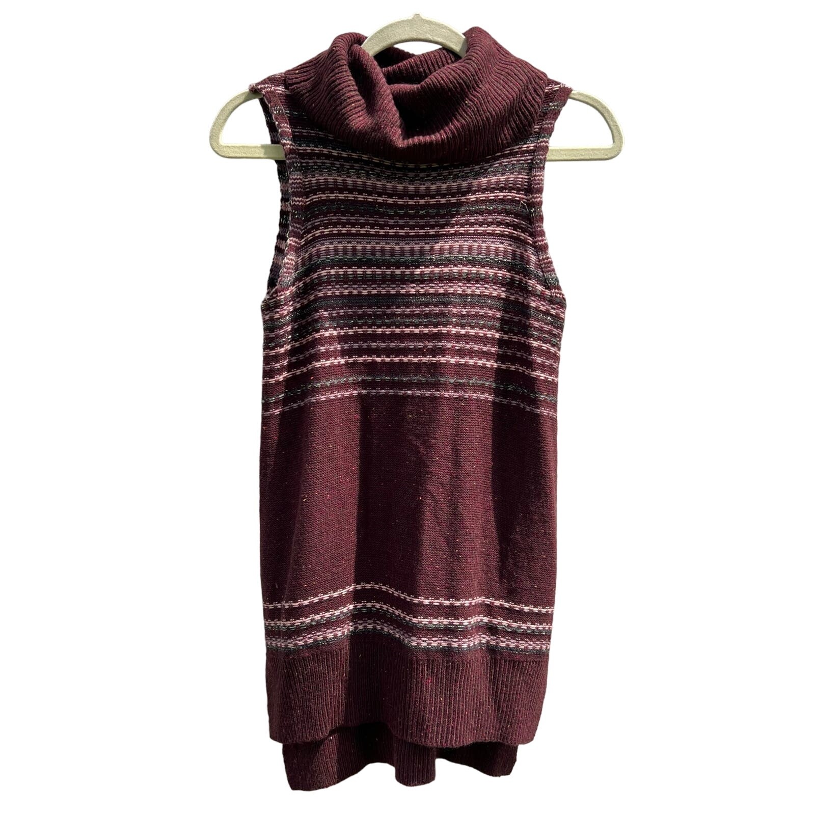 FASHION The Limited Maroon Knit Dress Size XS Pre-Loved