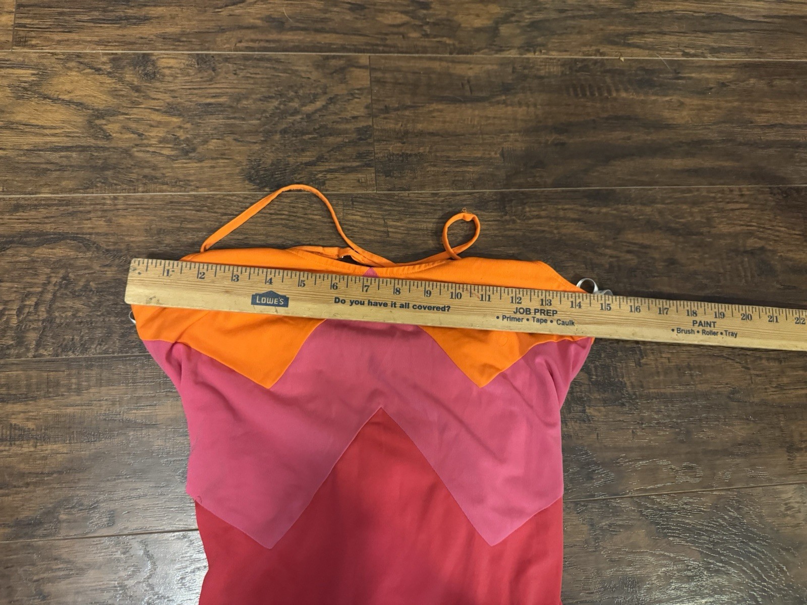 Boston Proper Colorblock Bodycon Sundress Pink Orange Sz:M