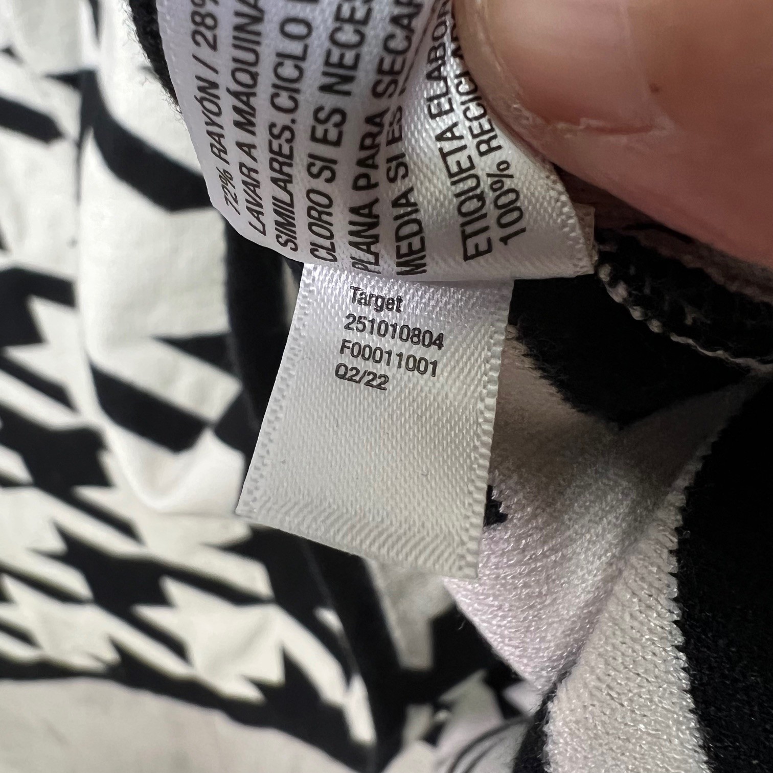 SERGIO HUDSON x Target Houndstooth Sweater Midi Dress Black White Sz 3X NWT