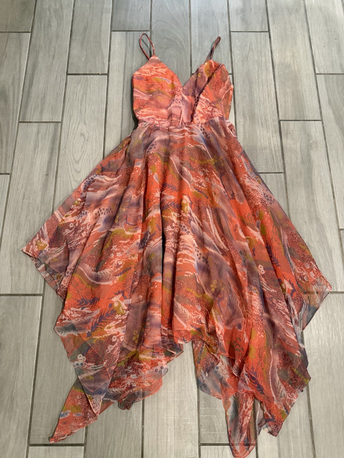 TIME CAPSULE GEM ✨ Rare authentic 1970s two-piece Original by Jereell Chiffon