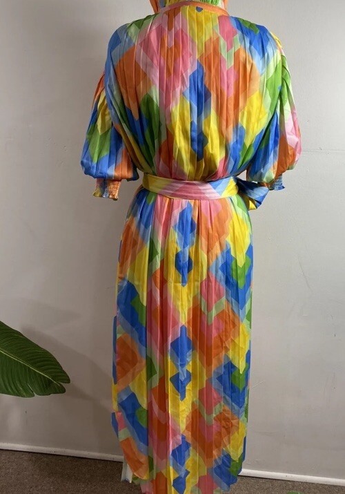 Emily McCarthy Womens Rowan Dress Geo , Size XL