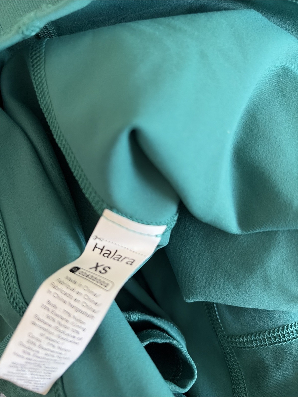 Womens Halara Green SoftlyZero Plush Sleeveless Athletic Dress with Skort XS NWT
