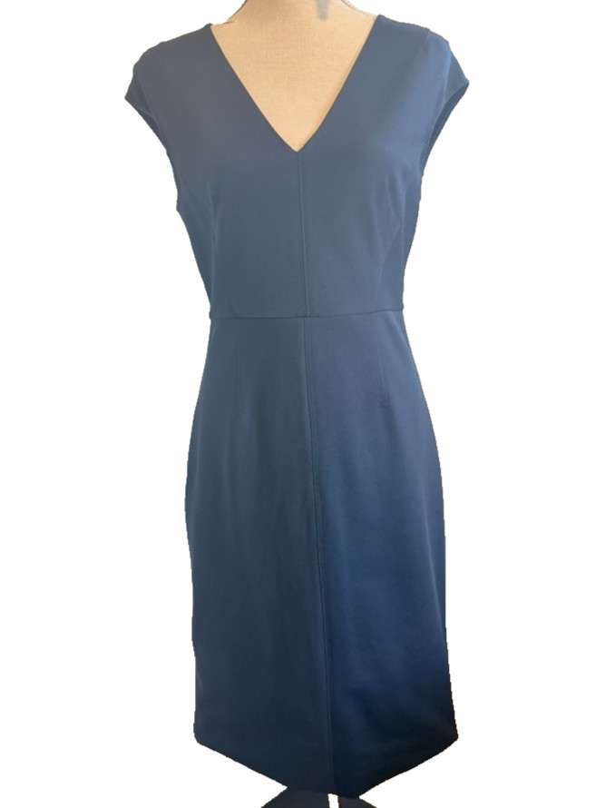 DIANE VON FURSTENBERG DRESS SIZE 8 FULL 2 ZIP BACK WAY