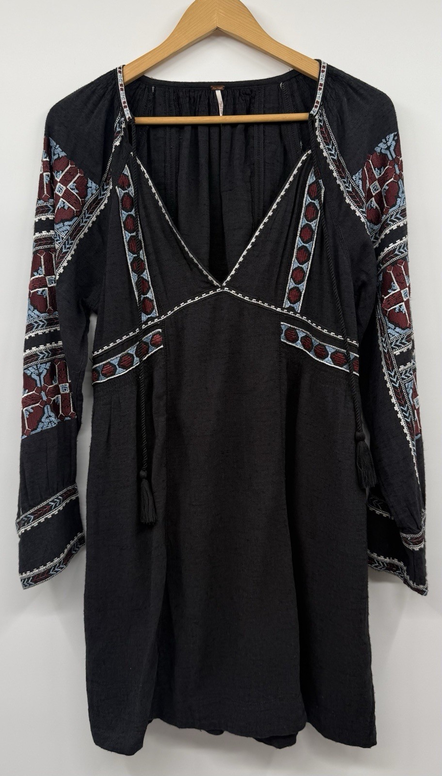 Free People Embroidered Mini Dress All My Life SM Festival Aztec Southwestern