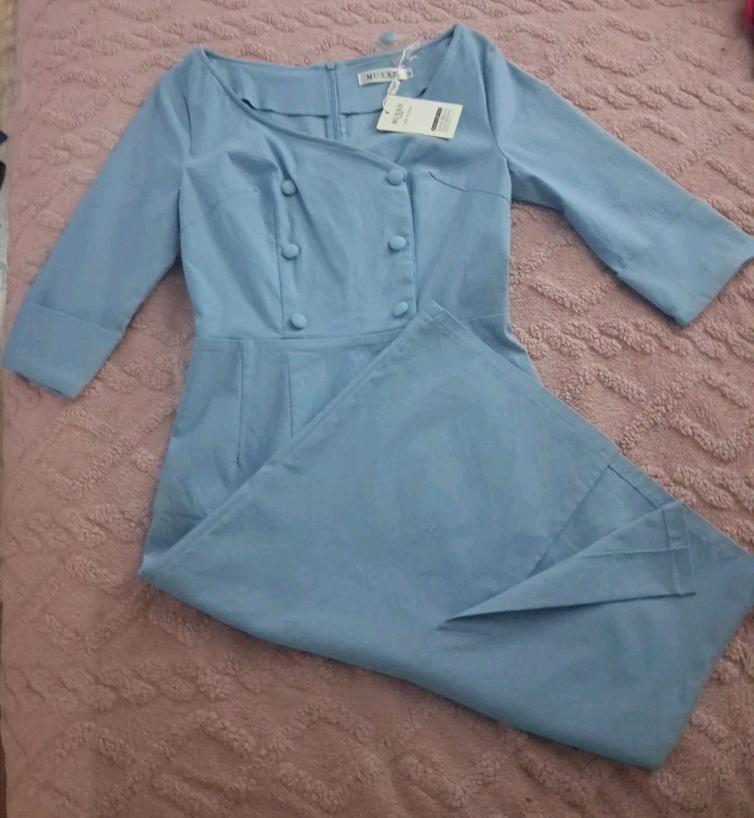 Muxxn Vintage-Inspired Pencil Dress Size M