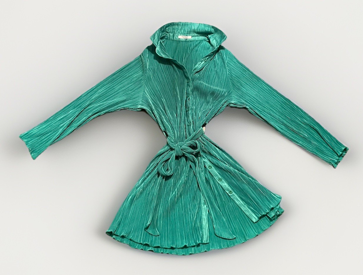 Peppermayo Dress Emerald Green Women’s Aretha Adjustable Mini Dress Size 6 US