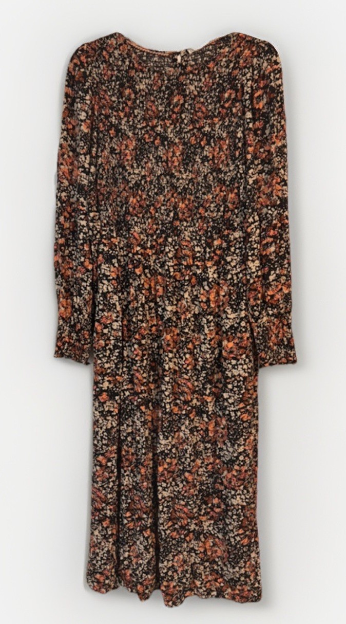 FatFace Adele Smocked Midi Dress Floral Boho Size 10 VGC Spring Summer