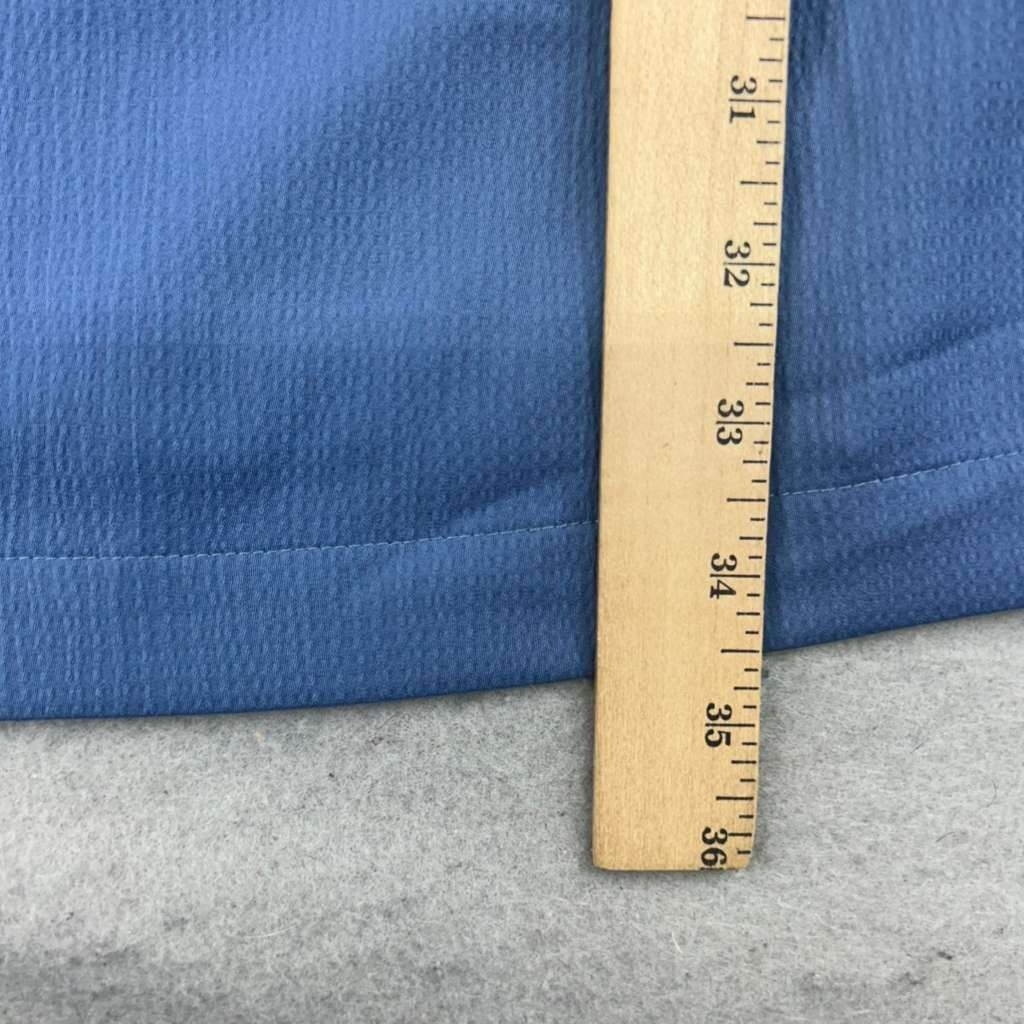 J Jill Dress Womens Large Blue 3/4 Sleeves Easy Care 35″ L Side Slits Kurta Top