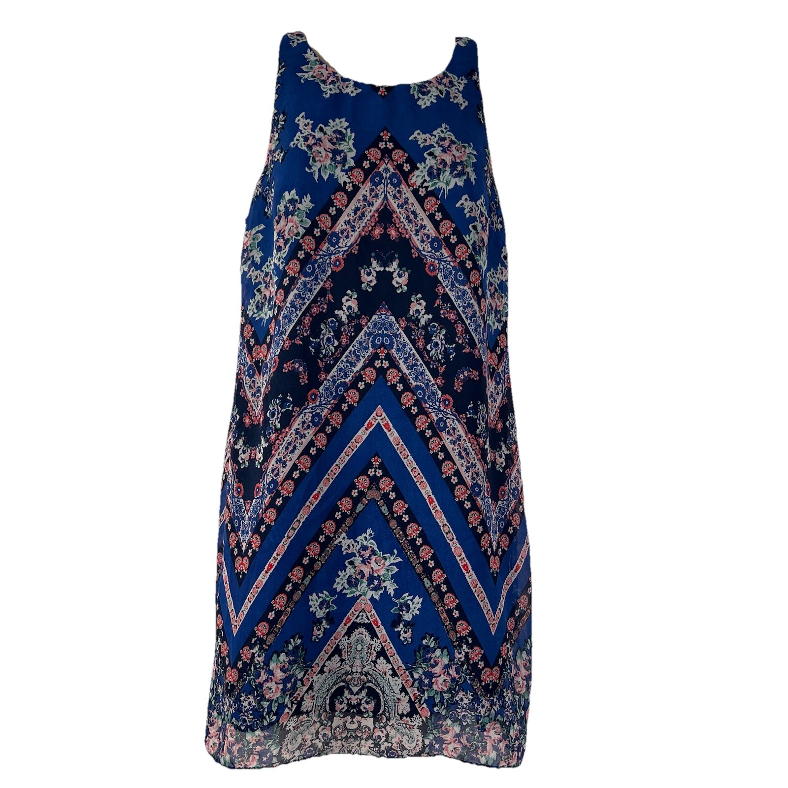 By & By Dress Women’s Small Above Knee Sleeveless Floral Sundress Lightweight