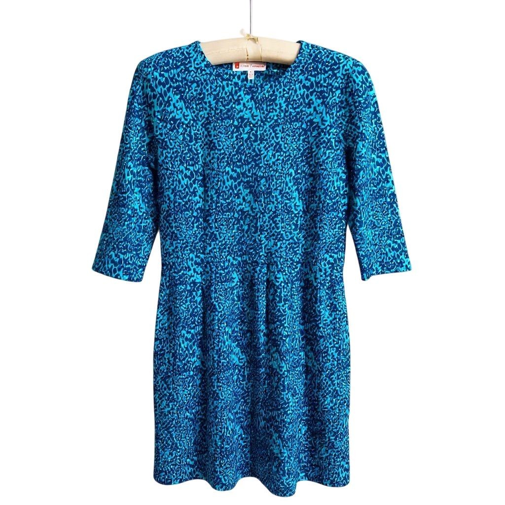 NEW Jude Connally Women’s SMALL Brynn Dress Blue Scattered – CJ
