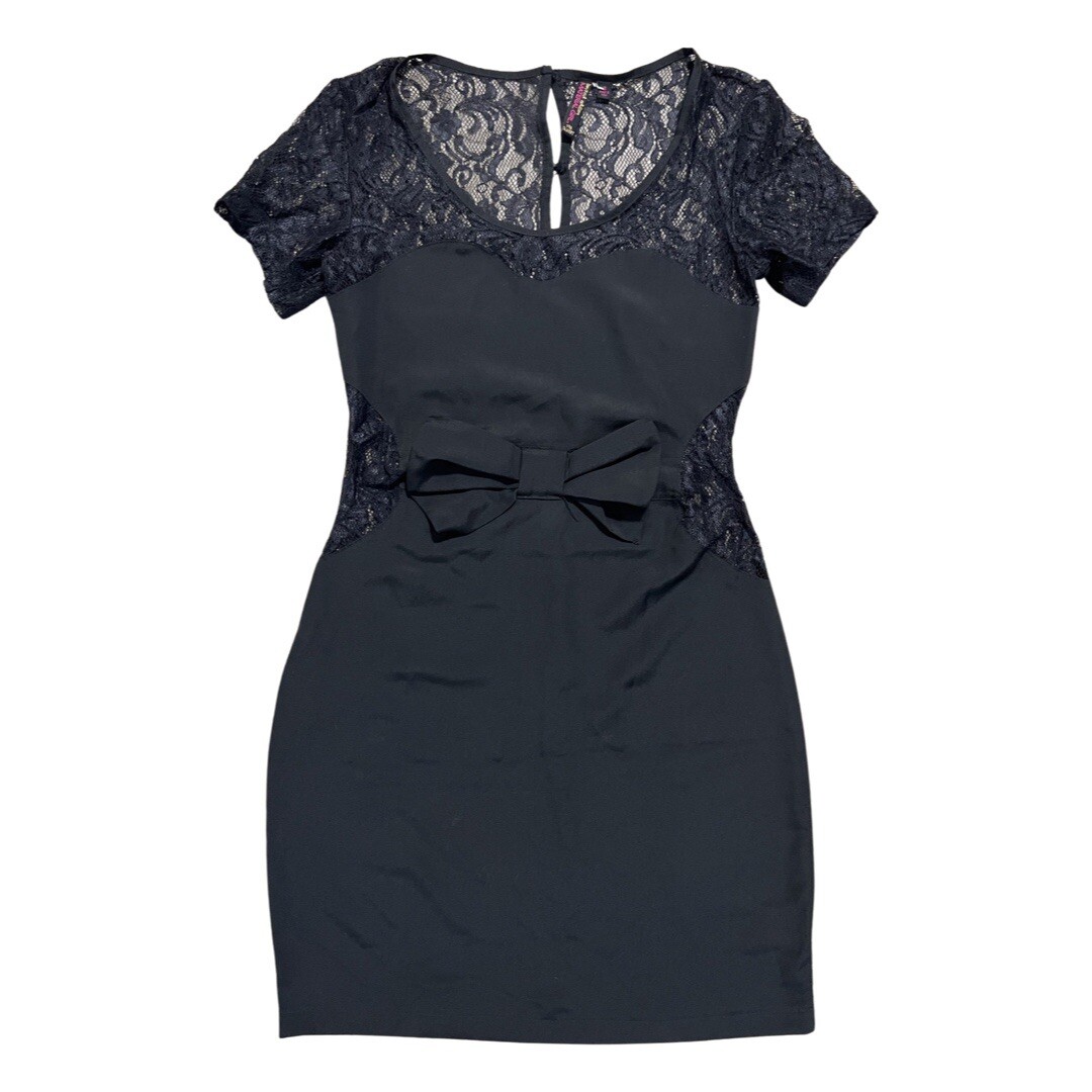 Material Girl Black Lace Dress – Size Small