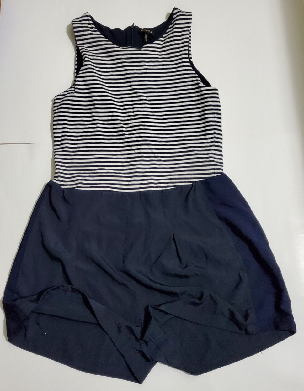 Masimmo Dutti Sleeveless Dress/Shorts Sz US2 Designed in Spain Made in Portugal