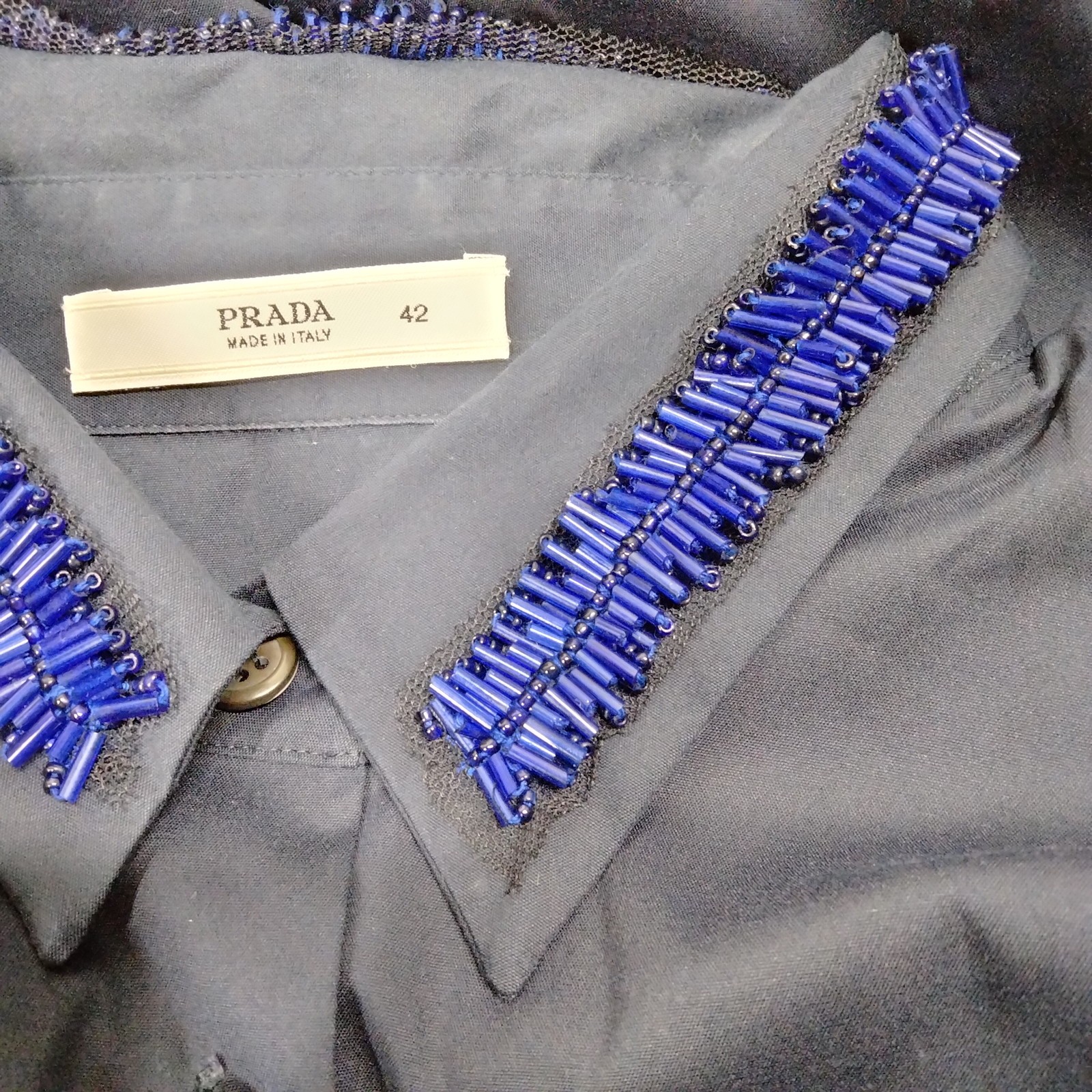 Prada Dress Ladies Cotton Nylon Polyurethane 2154661