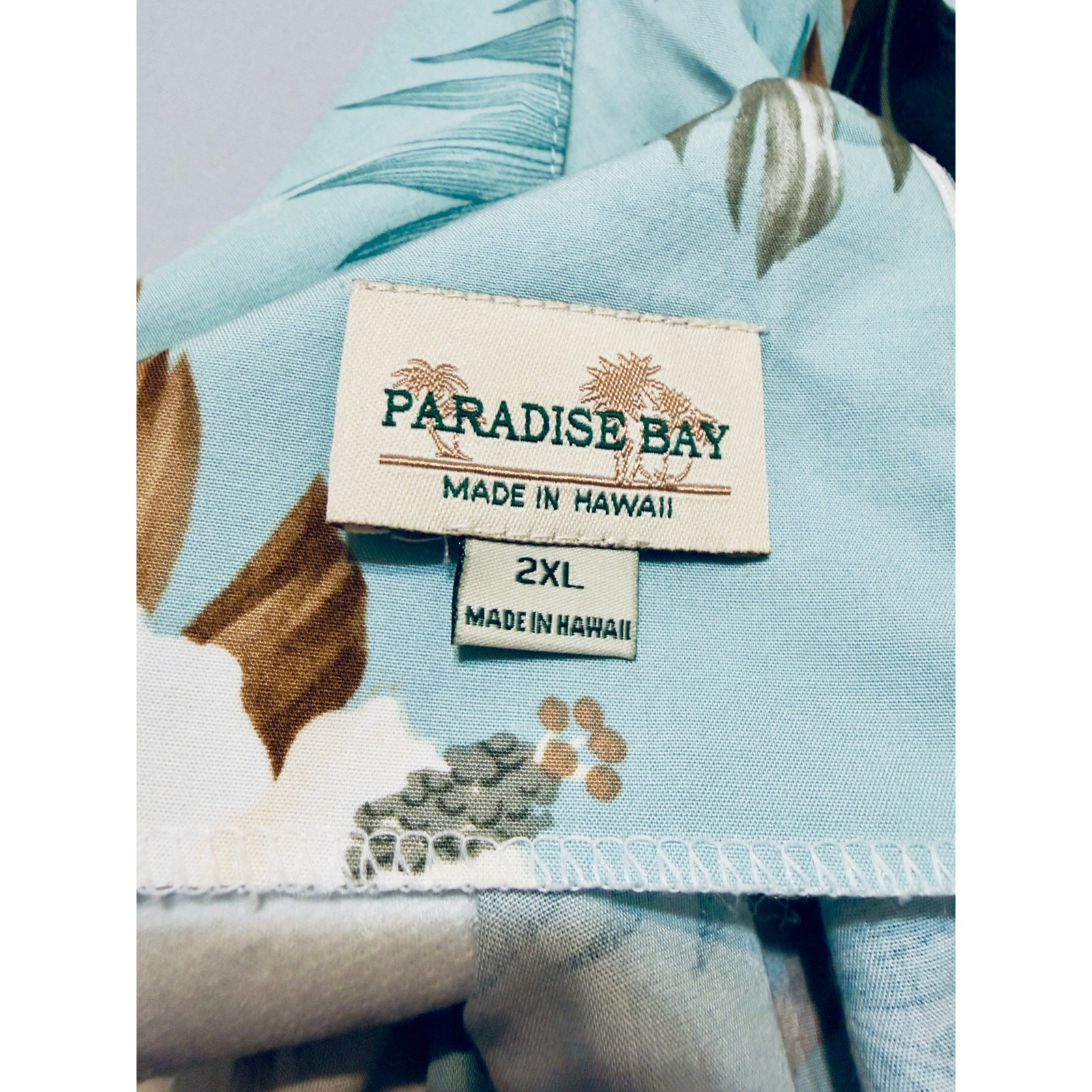 NWT Hilo Hattie Paradise Bay Sylvia Hawaiian Maxi Dress 2XL Made in Hawaii