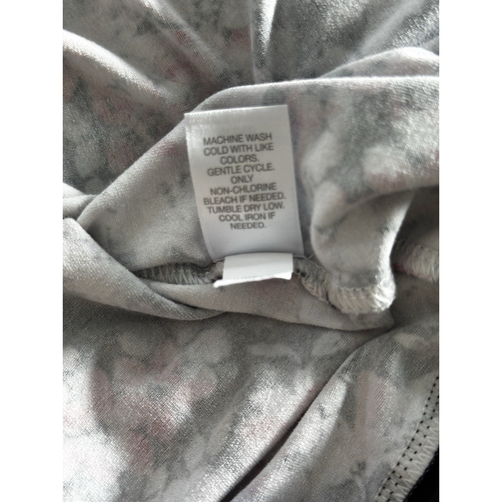 J. Jill Spring Summer Wherever Sleeveless Floral Dress Pink Gray Black Rose Sz L