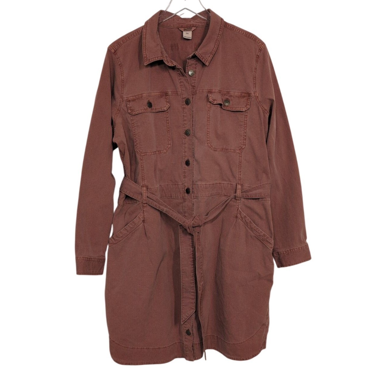 Duluth Trading Co Shop Square Jacket Dress Womens Size XXL Rust Belted Versatile