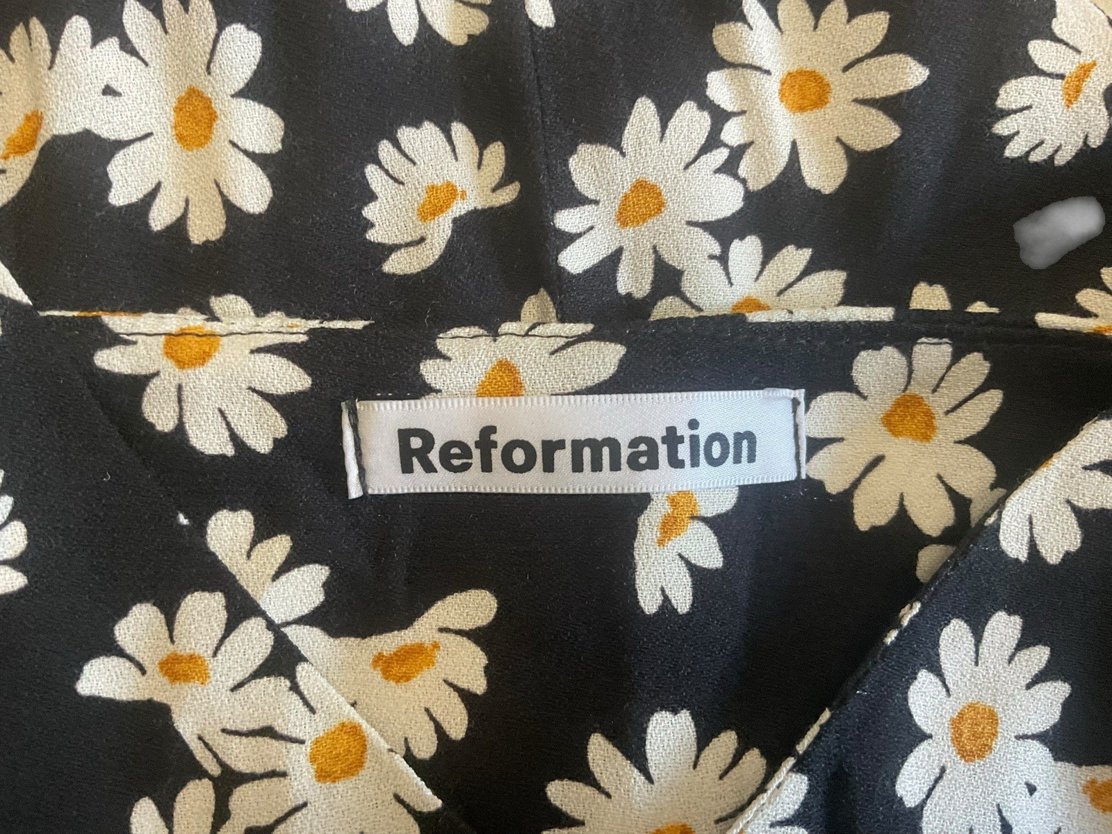 Reformation Marlowe Daisy Chain Mini Dress Sz S Spring Summer Fairy Boho Cottage