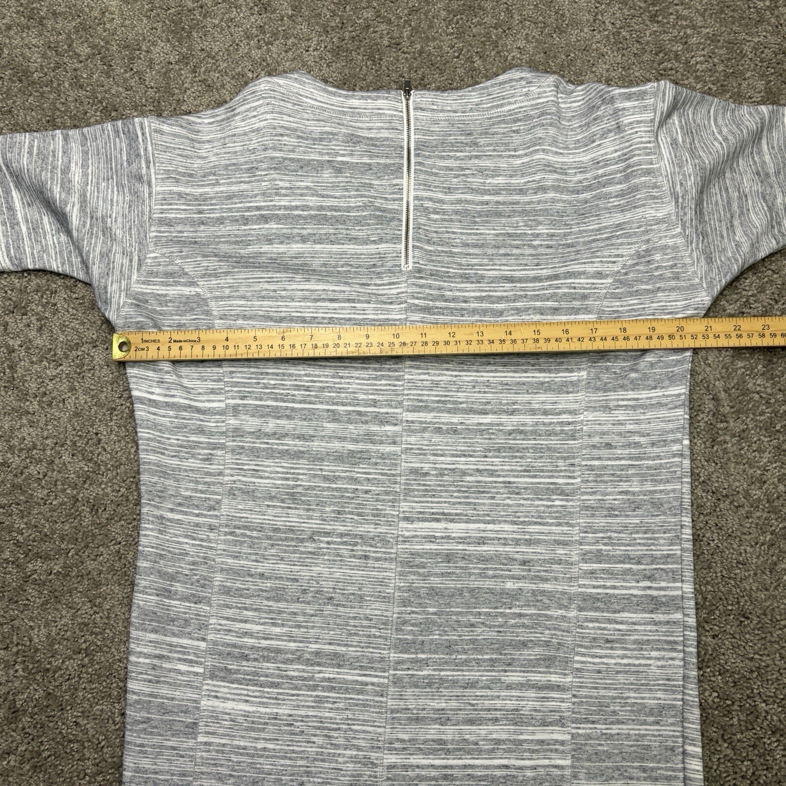 Banana Republic Mini T Shirt Dress With Sleeves Women’s Size Small Heather Gray