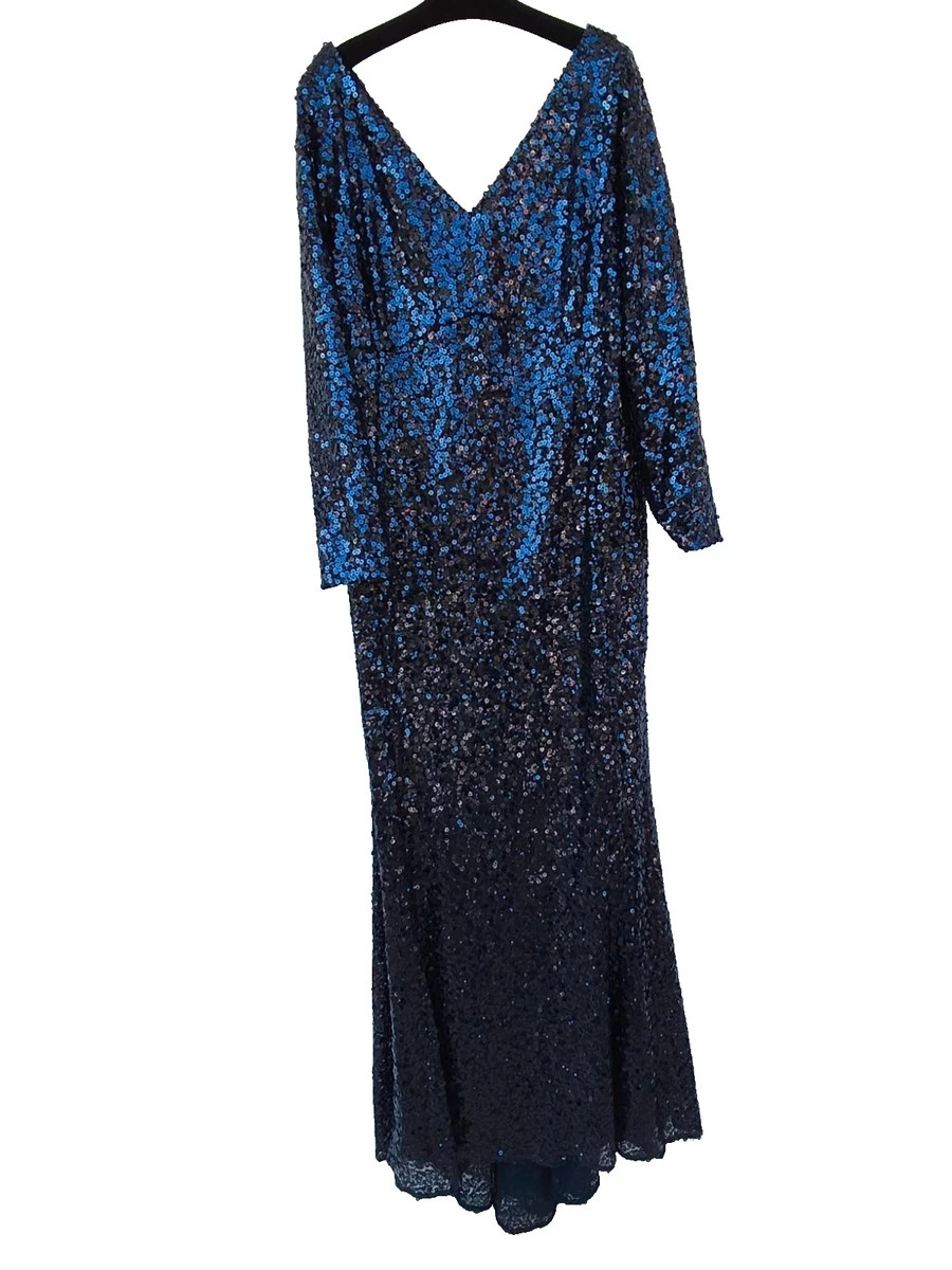 ✨MARINA RINALDI Long Embroidered Dress Plus Size MR 25= IT54, DE46, FR50, GB20