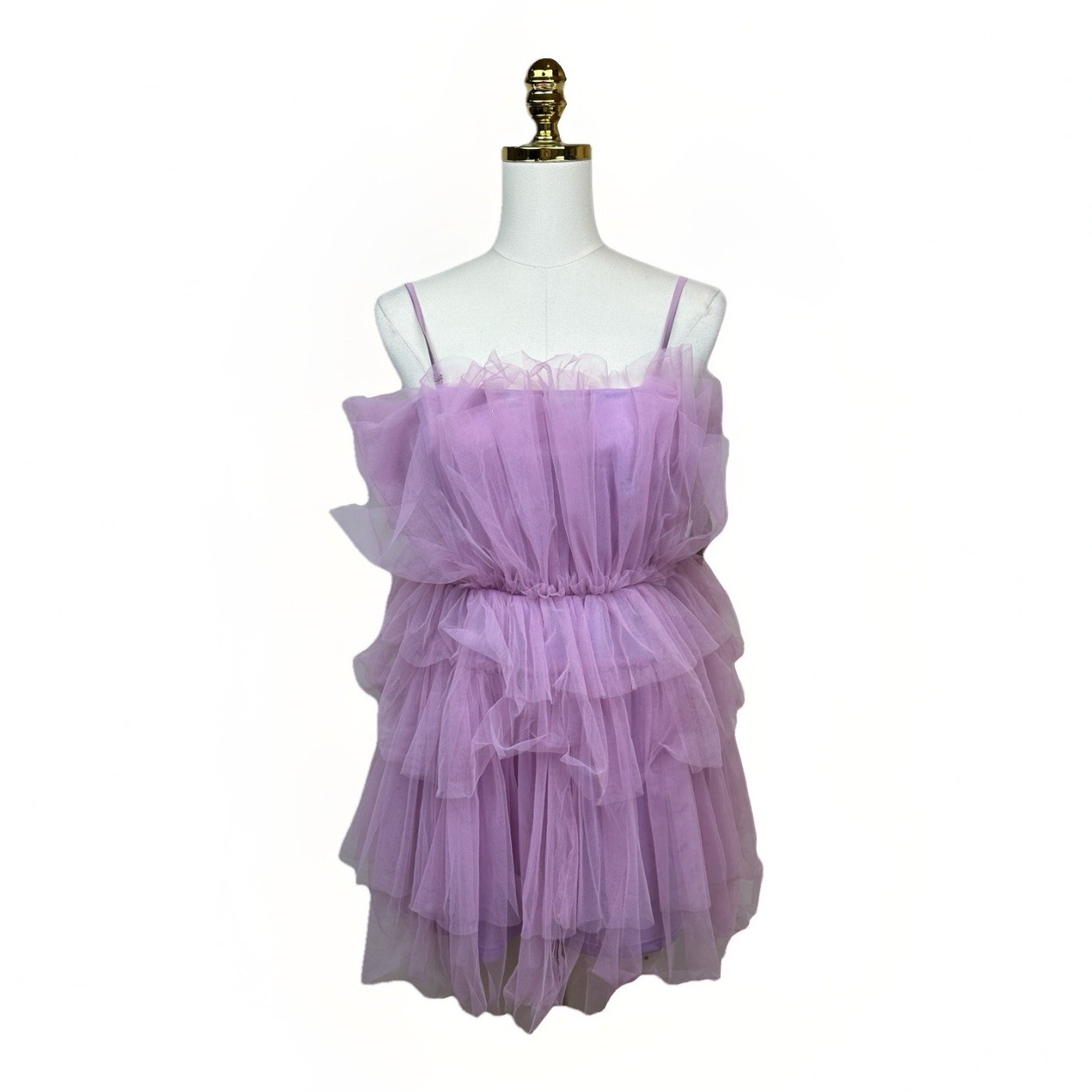 ✨💜 NWT Altar’d State Daria Tulle Mini Dress Lavender Lilac Small Fairycore ✨
