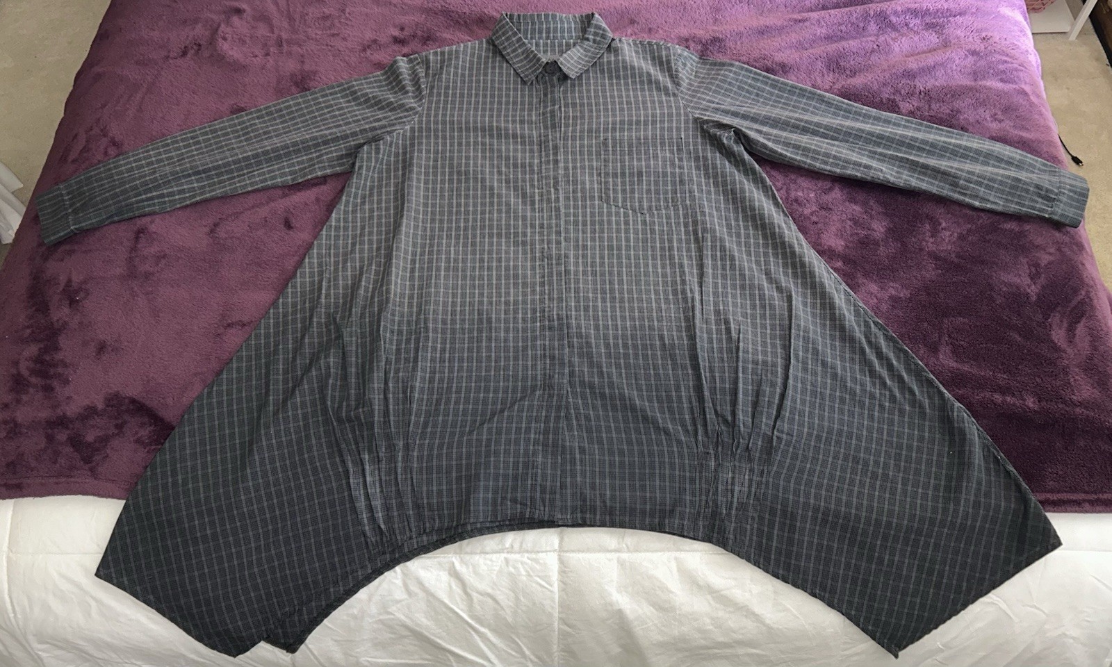 Luukaa Thessia Collar Midi Dress-XL/US 14/EU 44-Check-Excellent-MSRP268$-Read