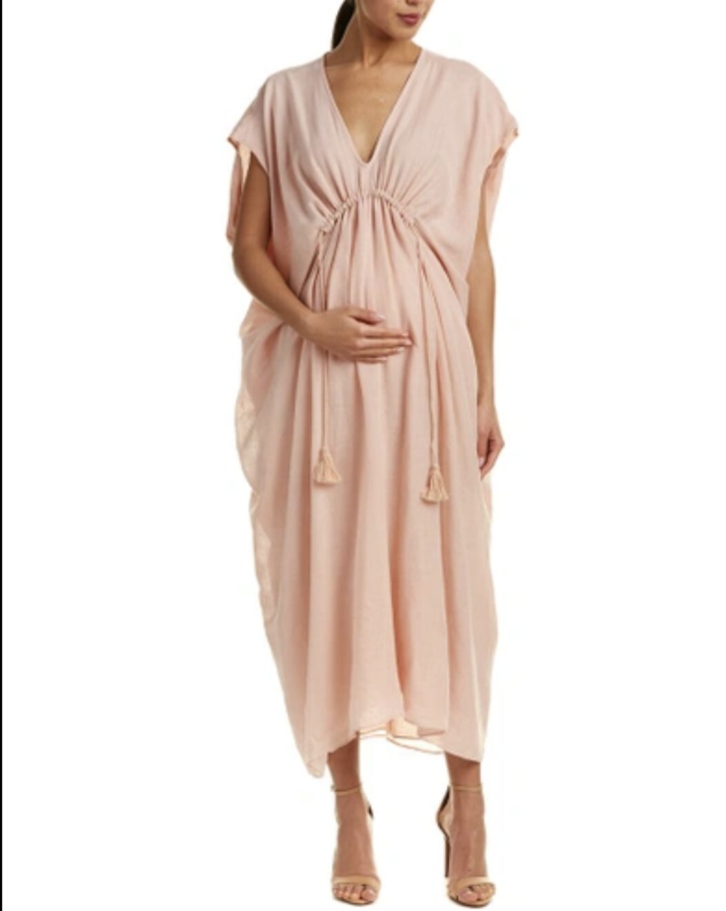 Hatch Women’s Neema Kaftan Summer Sienna Maternity Dress Size P – Petite – NWT