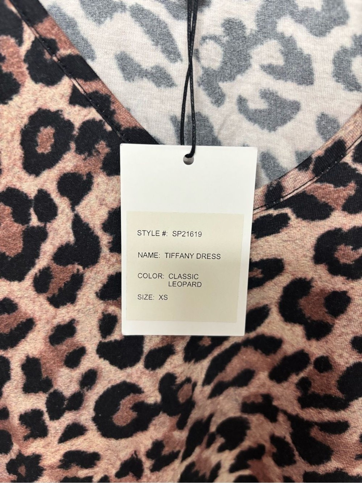 Generation Love Tiffany Leopard Mini Dress NWT XS 100% Cotton
