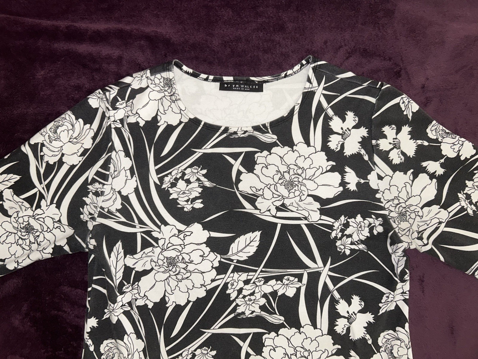 VTG Early 2000’s Bryn Walker Long Sleeve Long Floral Dress-Excellent-M-Unworn