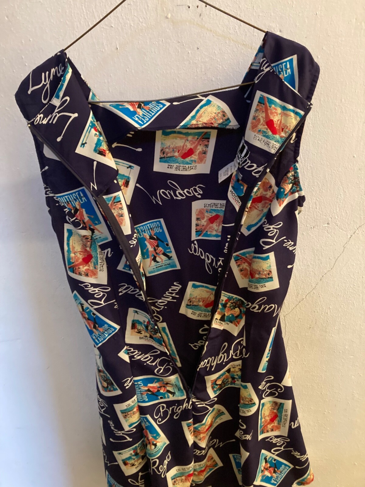 Possessed Woman’s Seaside UK Summer Holiday Sundress, Size 11, United States
