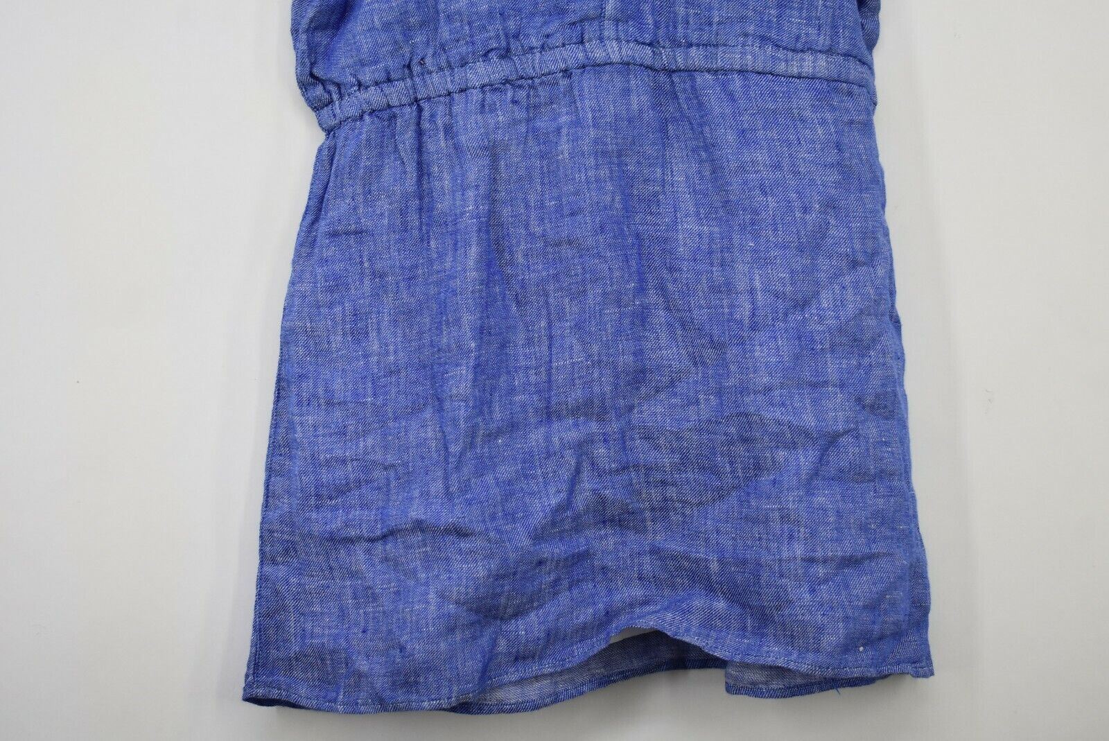 Joie Women Plaza Drawstring Waist Scoop Neck Diega Sleeveless Linen Dress XXS