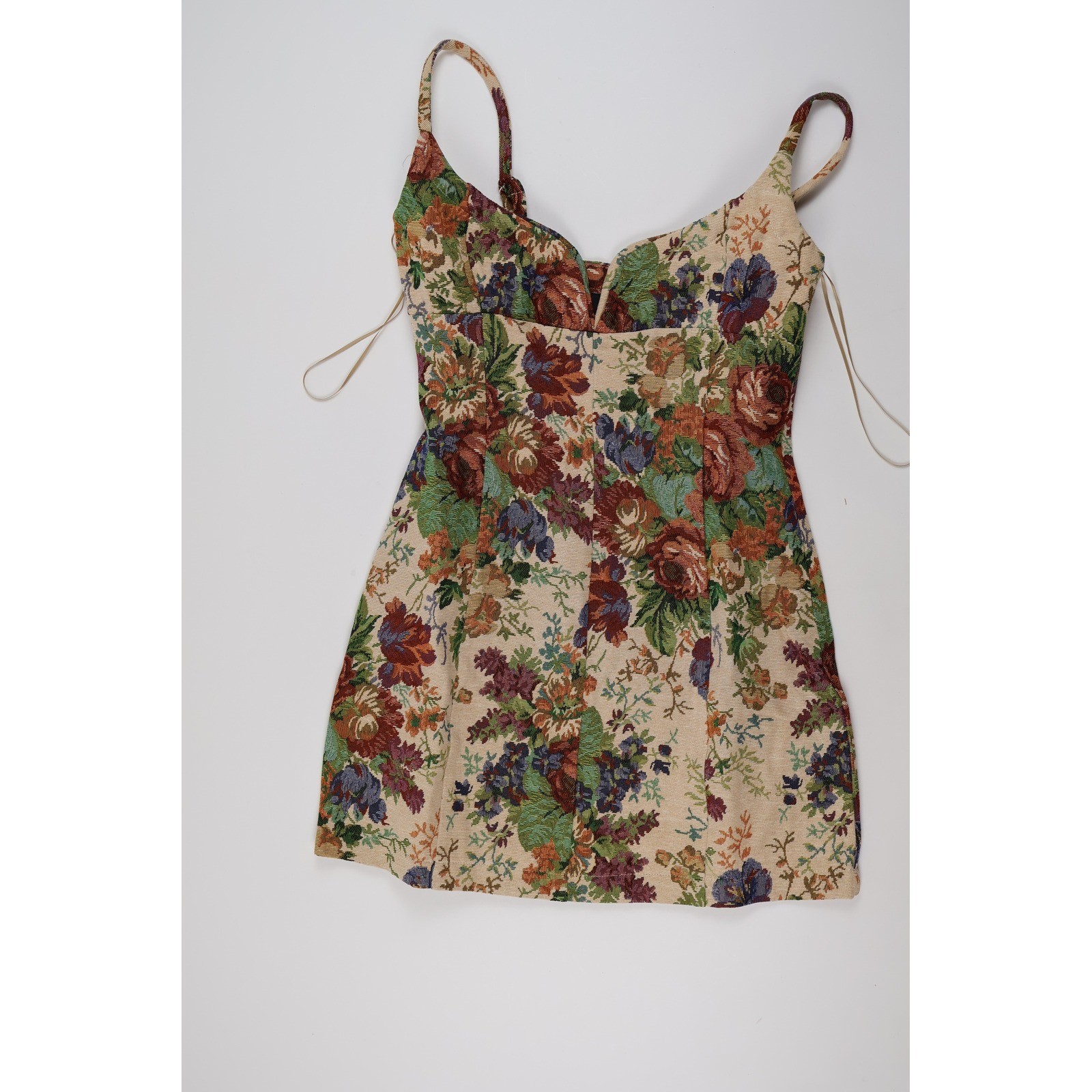 VICI Mini Dress Tapestry Floral Multicolor Medium EXCELLENT
