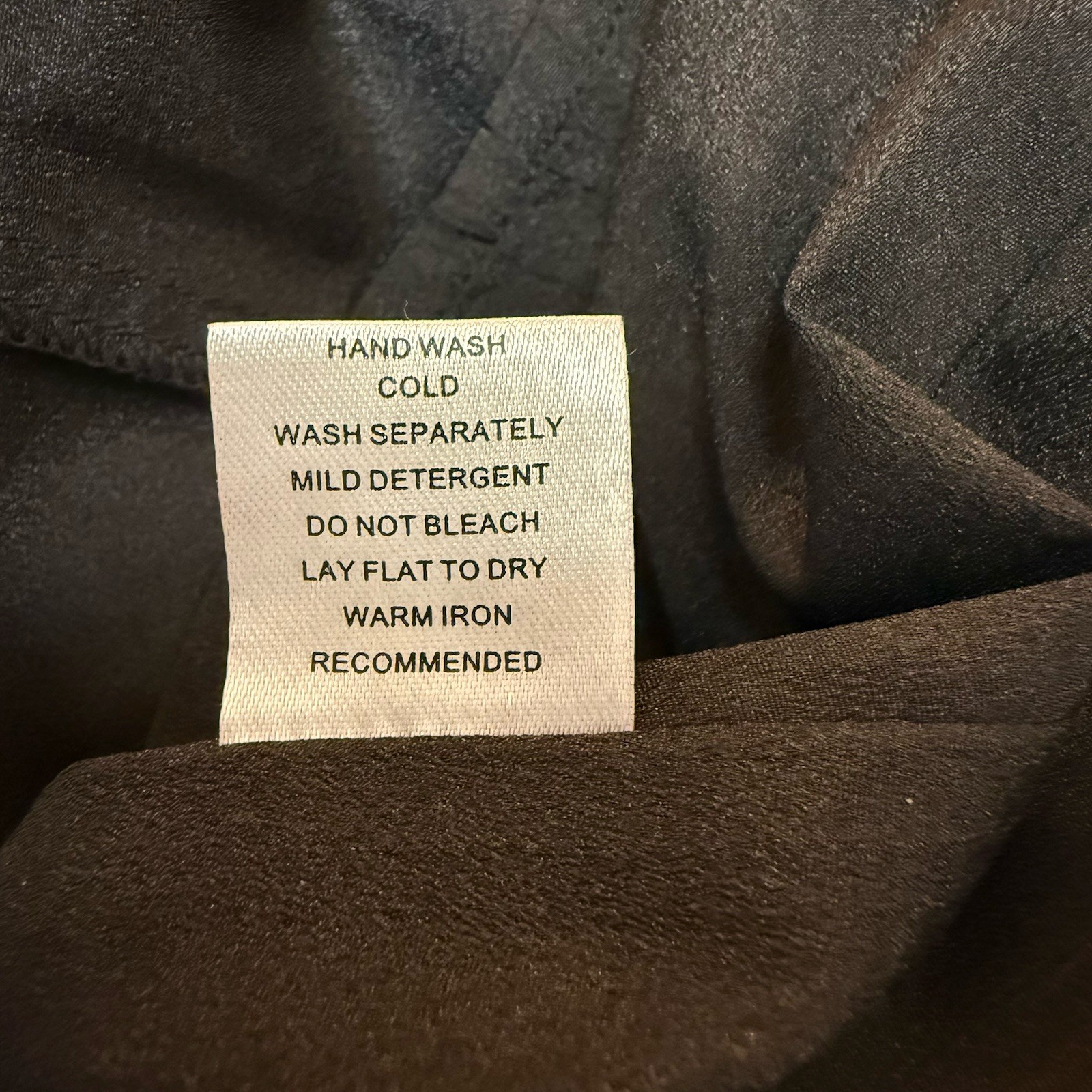 Tuckernuck Jade Melody Tam Smocked Shift Dress XS Black Satin Silky Tunic